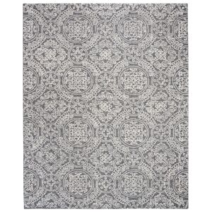 Safavieh Abstract 522 Gray and Ivory 9' x 12' Area Rug - Gray