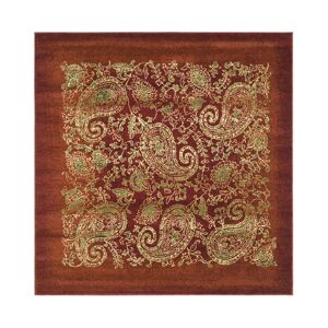 Safavieh Lyndhurst LNH224 Red and Multi 6' x 6' Square Area Rug - Red Group