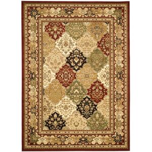 Safavieh Lyndhurst LNH221 Multi and Red 9' x 12' Area Rug - Miscellane