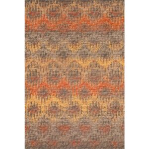 D Style Celia Wave 8' x 10' Area Rug - Orange