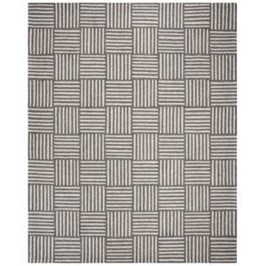 Safavieh Abstract 602 Ivory and Onyx 8' x 10' Area Rug - Ivory