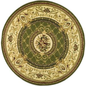 Safavieh Lyndhurst LNH223 Sage and Ivory 8' x 8' Round Area Rug - Green Grou