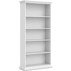 Tvilum Sonoma 5 Shelf Bookcase - White