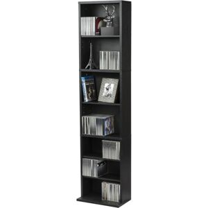 Simplie Fun Storage-Summit Ebony shelves - Black