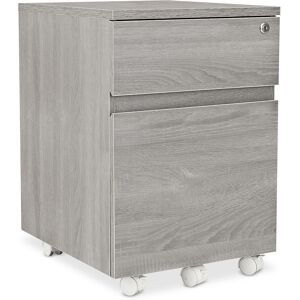 Rta Products Techni Mobili 2-Drawer Cabinet - Grey