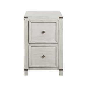 Osp Home Furnishings Baton Rouge 2 Drawer File Cabinet - Open White