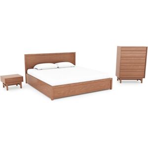 Eq3 Bernia 3pc Bedroom Set (Full Bed + Chest + Nightstand)