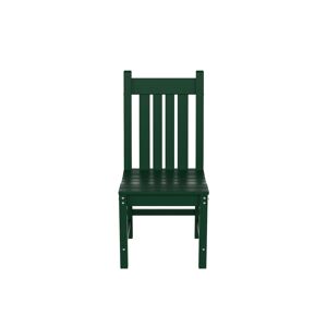 Westintrends Outdoor Patio Dining Chair - Dark Green