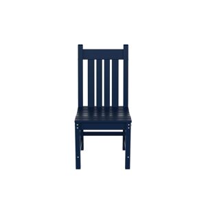 Westintrends Outdoor Patio Dining Chair - Navy Blue