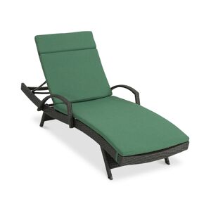 Noble House Baja Outdoor Chaise Lounge - Green