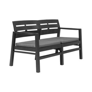 Vidaxl 2-Seater Patio Bench with Cushions 52.4