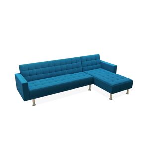 Gold Sparrow Houston Convertible Sofa Bed Sectional - Azure