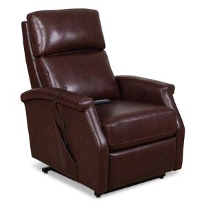 Furniture Cainsey Leather Power Lift Recliner, Created for Macy's - Chocolate