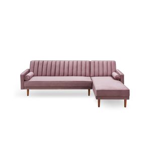 Gold Sparrow Sonoma Convertible Sofa Bed Sectional - Mauve