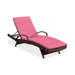 Noble House Mirage Outdoor Chaise Lounge - Grey