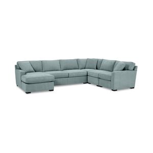 Furniture Radley 5-Pc. Fabric Chaise Sectional Sofa with Corner Piece, Created for Macy's - Heavenly Robinsegg
