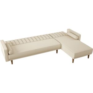 Gold Sparrow Sonoma Convertible Sofa Bed Sectional - Beige