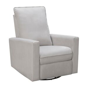 Abbyson Living Railey Power Swivel Glider Recliner - Light Gray