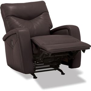 Furniture Erith Leather Power Rocker Recliner - Café Brown