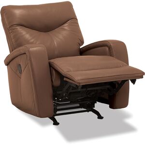 Furniture Erith Leather Power Rocker Recliner - Biscotti (Special Order)