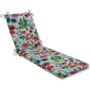 Pillow Perfect Printed Outdoor Chaise Lounge Cushion - Floral Multi