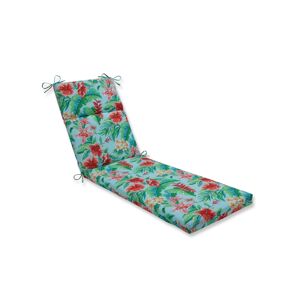 Pillow Perfect Printed Outdoor Chaise Lounge Cushion - Tropical Floral
