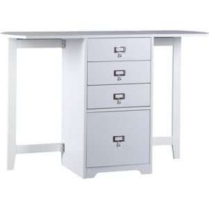 Southern Enterprises Rourke Fold Desk - White