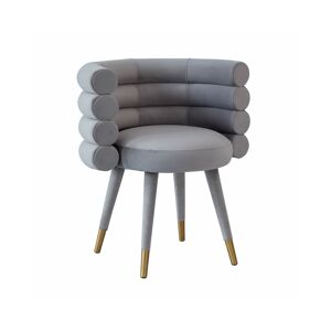 Tov Furniture Betty Velvet Dining Chair - Gray