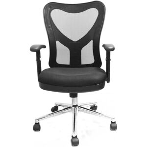 Rta Products Techni Mobili High Back Mesh Office Chair - Black