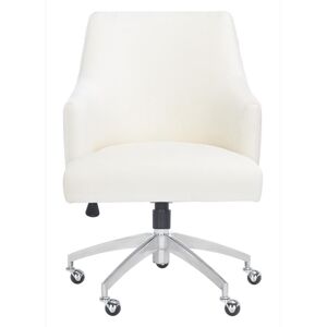 Safavieh Kaisley Puckered Office Chair - Cream