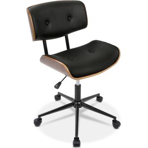 Lumisource Lombardi Faux Leather Office Chair - Black