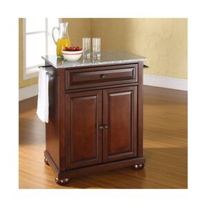 Crosley Alexandria Solid Granite Top Portable Kitchen Island - Cherry