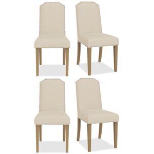 Furniture Hinsen 4pc Dining Chair Set - Ivory