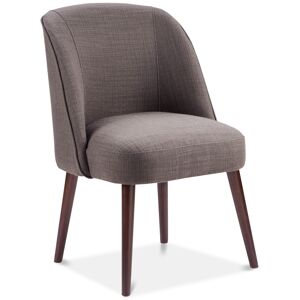 Furniture Bradley Rounded Back Dining Chair - Charcoal