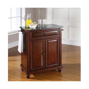 Crosley Cambridge Solid Granite Top Portable Kitchen Island - Cherry