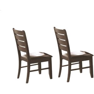 Coaster Home Furnishings Arnaldo Slat Back Side Chairs (Set of 2) - Black