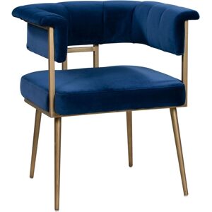 Tov Furniture Astrid Velvet Chair - Blue