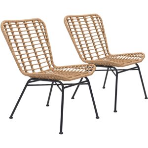 Zuo Lorena Dining Chair, Set of 2 - Tan