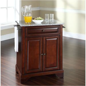 Crosley Lafayette Solid Granite Top Portable Kitchen Island - Cherry