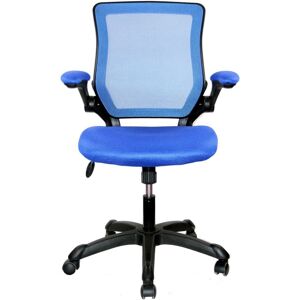 Rta Products Techni Mobili Mesh Task Office Chair - Blue