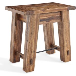 Alaterre Furniture Durango Industrial Wood End Table - Brown