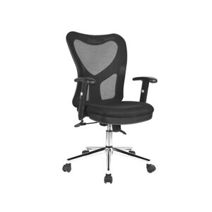 Simplie Fun High Back Mesh Office Chair With Chrome Base, Black - Black