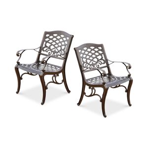 Noble House Kerine Set of 2 Chairs - Bronze