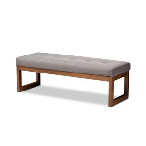 Furniture Estienne Wood Bench - Grey