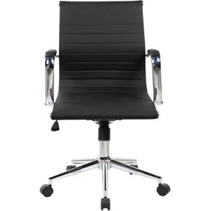 Rta Products Techni Mobili Modern Executive Office Chair - Black