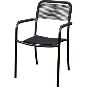 Amazonia 4 Piece Patio Dining Chair Set - Black