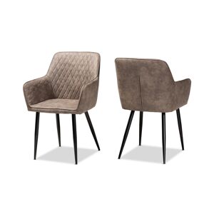 Furniture Belen Dining Chairs, Set of 2 - Taupe