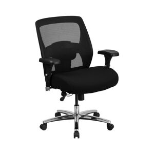 Emma+oliver 24/7 Intensive Use Big & Tall 500 Lb. Rated Mesh Executive Swivel Ergonomic Office Chair With Ratchet Back - Black
