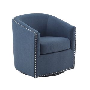 Madison Park Tyler Swivel Chair - Blue