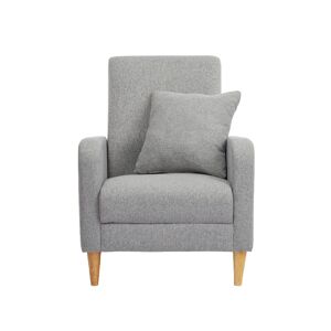 Colamy Modern Upholstered Accent Chair - Light grey